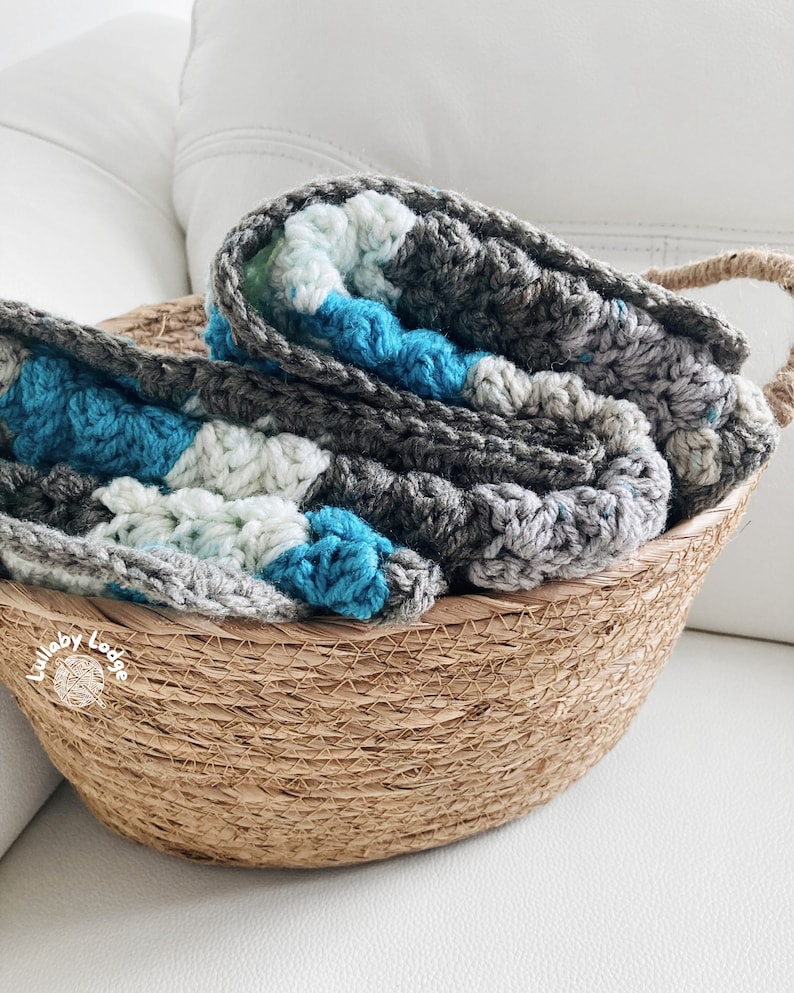 PDF PATTERN Make this cute yarn cakes crochet baby blanket Instant digital download... image 4