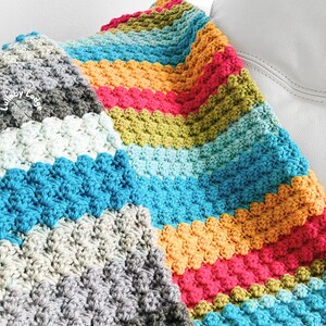 PDF PATTERN Make this cute yarn cakes crochet baby blanket Instant digital download... image 6