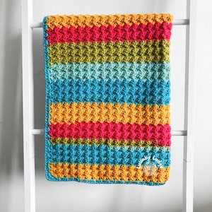 PDF PATTERN Make this cute yarn cakes crochet baby blanket Instant digital download... image 3