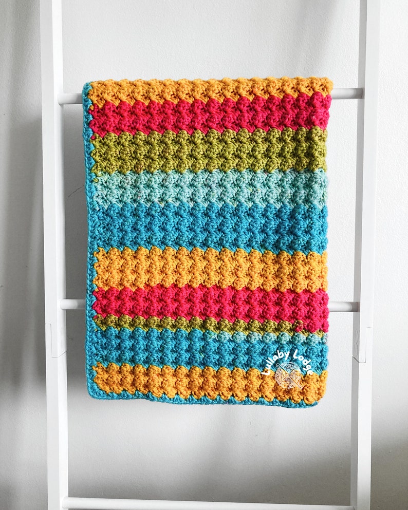 PDF PATTERN Make this cute yarn cakes crochet baby blanket Instant digital download... image 3