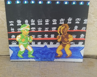 Flying Dragon canvased perler