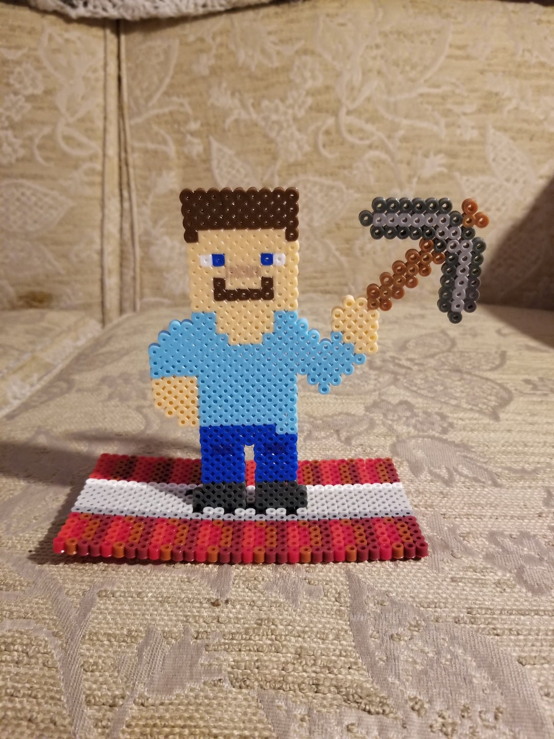 Male Crafter Perler Standee - Etsy