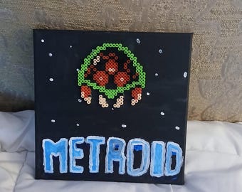 Metroid canvased perler
