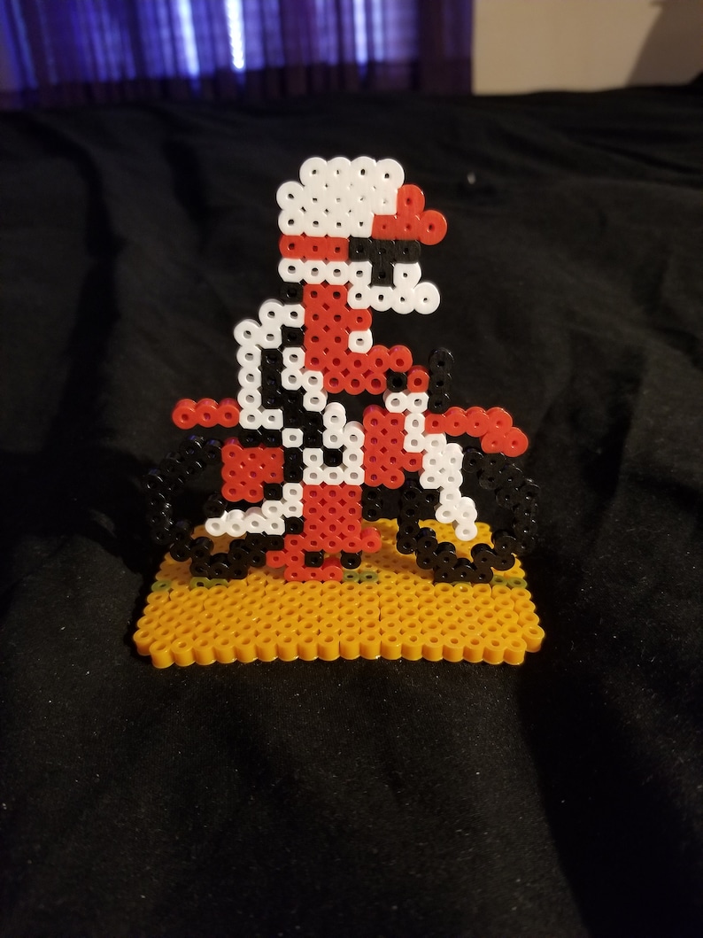 Excitebike Perler Standee - Etsy