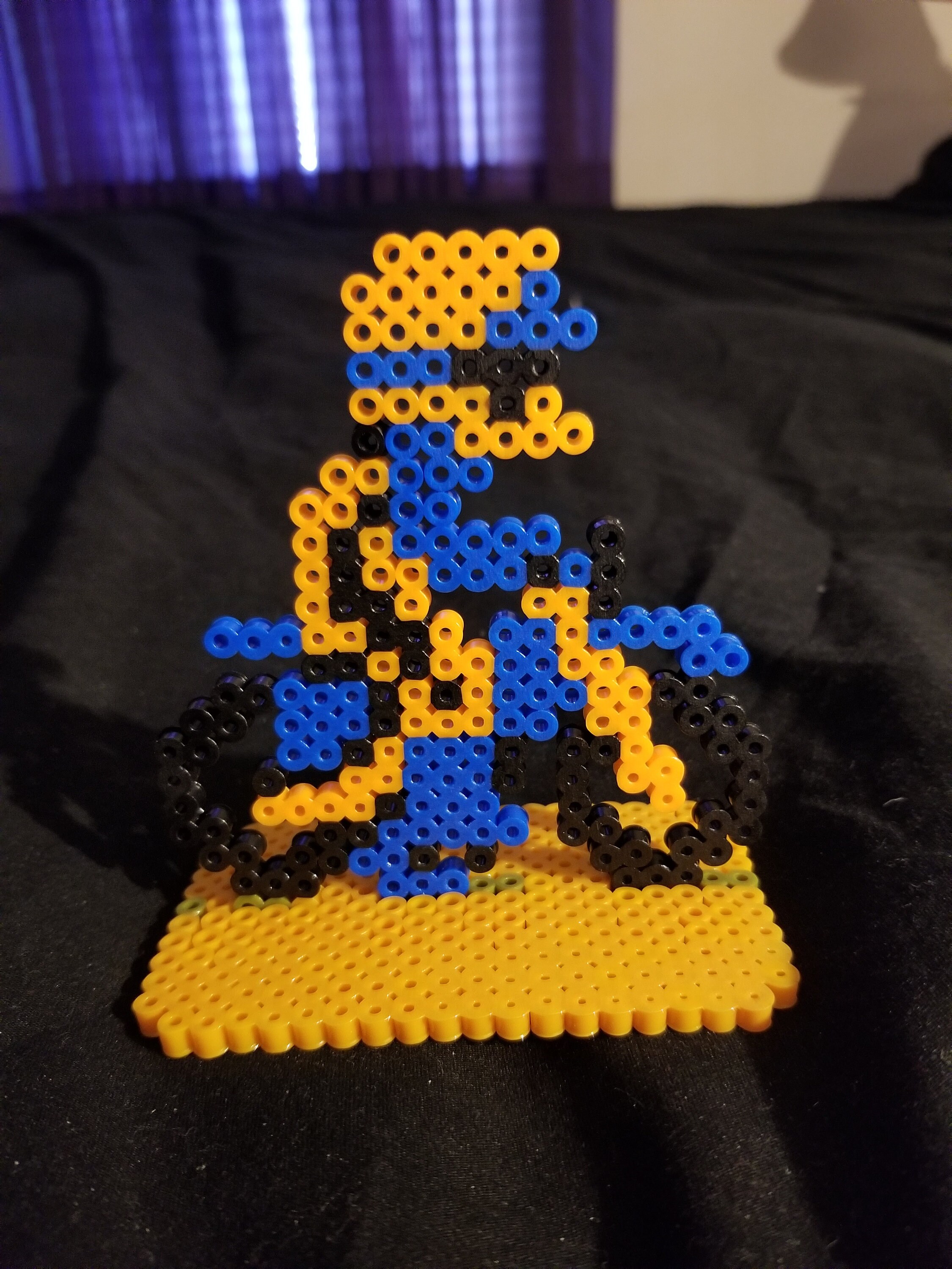 Excitebike Perler Standee - Etsy