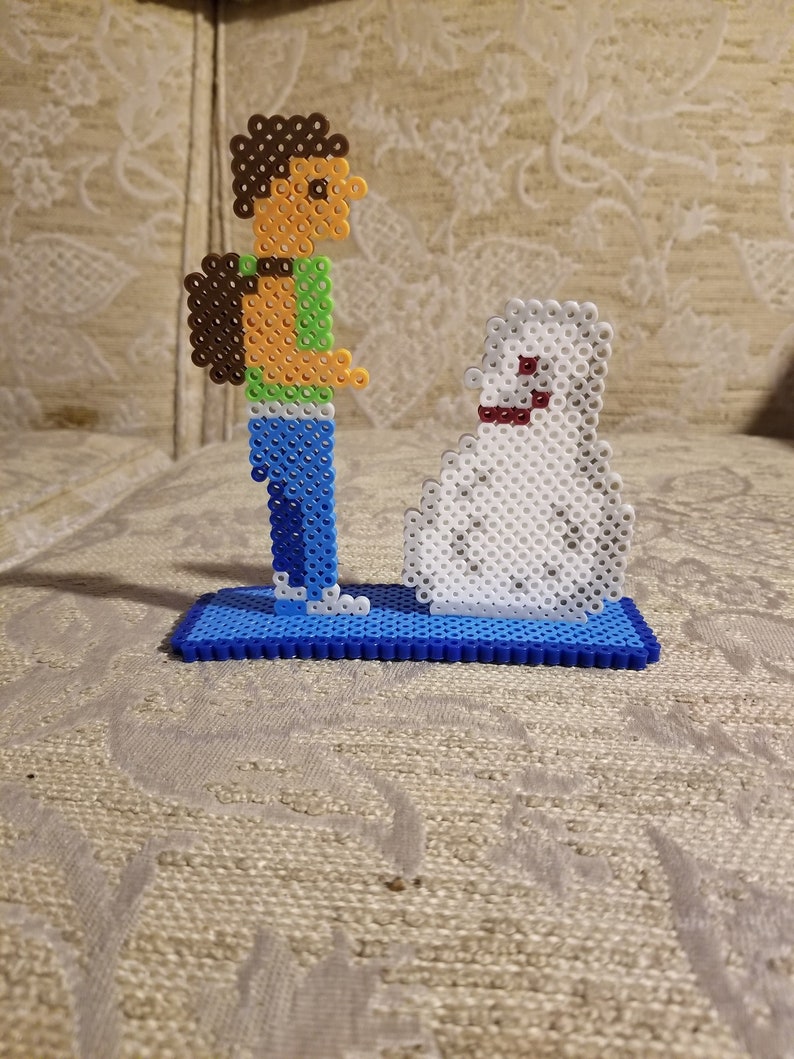 A Boy and His Blob Perler Standee - Etsy
