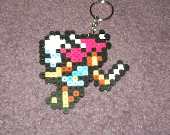 A Link To a Past Fairy keychained perler sprite