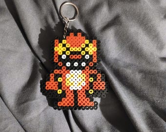 Greedy Gameshow Creep keychained perlers