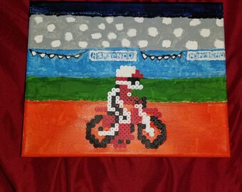 Excitebike canvased perler