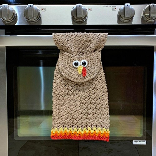 Crochet Pattern Snowman Kitchen Towel Crochet Dish Towel Etsy