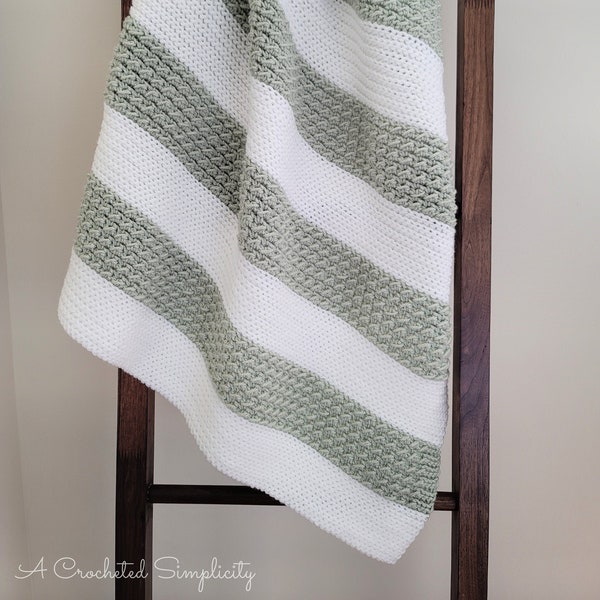 Crochet Blanket Pattern, Crochet Baby Blanket Pattern, Abrielle Baby Blanket Crochet Pattern, Knit Look Crochet,  INSTANT DOWNLOAD PDF