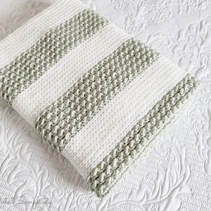 Crochet Blanket Pattern, Crochet Baby Blanket Pattern, Abrielle Baby Blanket Crochet Pattern, Knit Look Crochet,  INSTANT DOWNLOAD PDF
