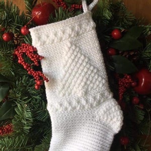 Crochet Pattern: O' Christmas Tree Christmas Stocking Crochet Stocking Pattern *PDF Instant Download*