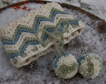 Crochet Pattern: "Chasing Chevrons" Boot Cuffs, Toddler thru Adult Large, Permission to Sell Finished Items