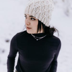 Crochet Hat Pattern | Beanie Pattern | Fireside Crochet Hat | Crochet Hat Beanie Knit Look Crochet Pattern | INSTANT DOWNLOAD PDF