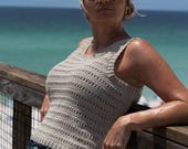 Crochet Tank Top Pattern | Lakelyn Women's Crochet Top | Size Inclusive Crochet | Summer Tank Top | Summer Crochet Top PDF Crochet Pattern