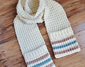 Crochet Scarf Pattern | Easy Crochet Pocket Scarf | Winter Accessories | Crochet Pocket Scarf Pattern | INSTANT DOWNLOAD PDF