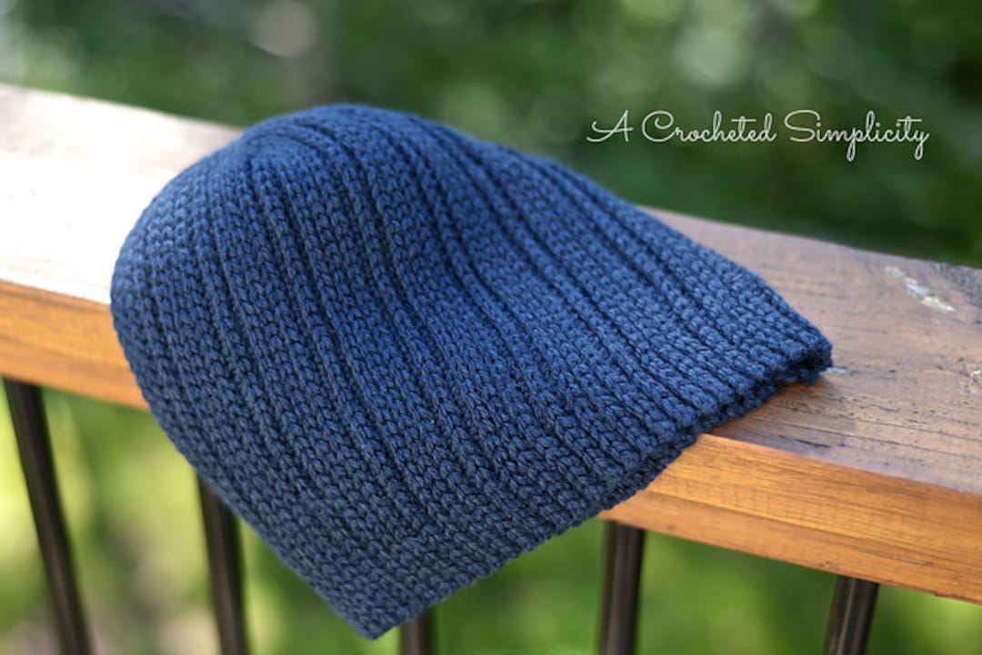 Crochet Pattern: knit-look Everyday Beanie & Slouch