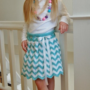 Crochet Pattern: Chasing Chevrons Skirt, Sizes Newborn thru Adult, Permission to Sell Finished Items image 5