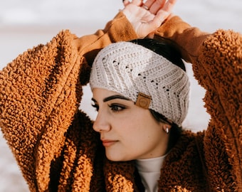 CROCHET EAR WARMER | Adelaide Crochet Ear Warmer Pattern, Crochet Headband Pattern | 5 Sizes | Instant Download Pdf