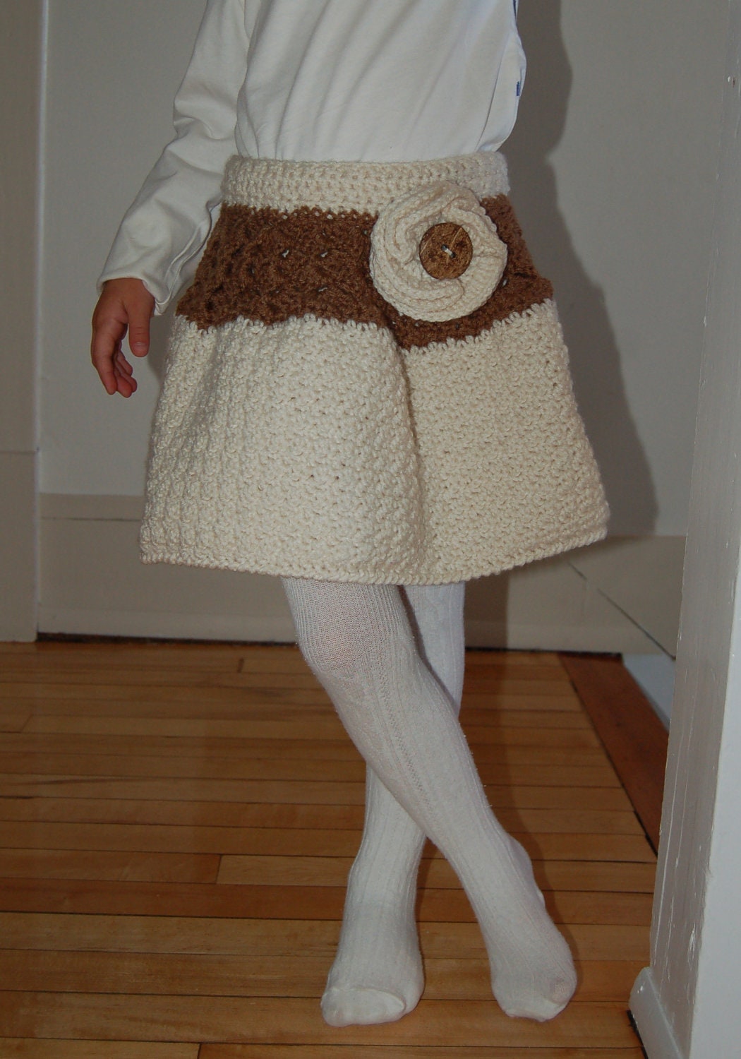 Crochet Pattern Classic Charm Little Girls Skirt 5 sizes Etsy