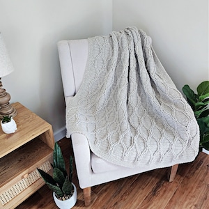 Crochet Blanket Pattern, Marseille Cabled Blanket Pattern, Cabled Crochet Blanket, Crochet Throw Blanket, CROCHET PATTERN Instant Download