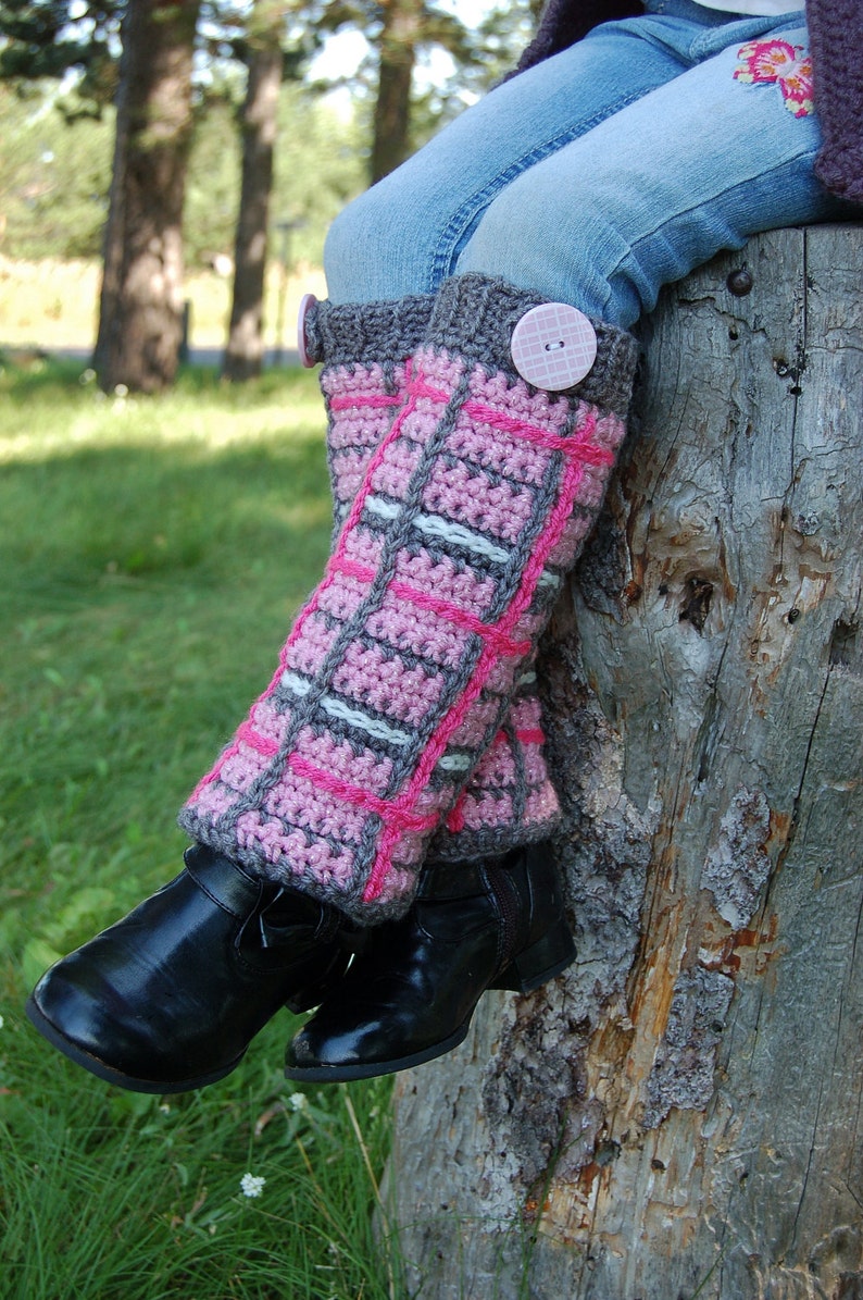 Crochet Pattern: perfectly Plaid Leg Warmers - Etsy