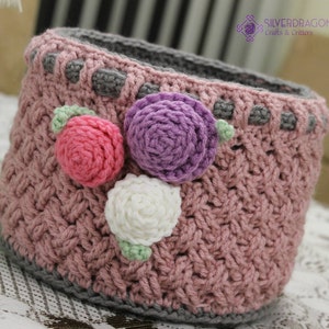 Crochet Pattern: Woven Treasures Basket Pattern, Easter or Everyday w/ Permission To Sell Finished Items image 3