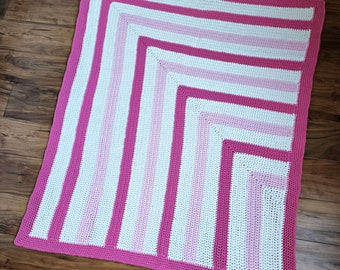 Crochet Baby Blanket Pattern, Afghan Pattern, Bubblegum Kisses Baby Blanket, Home Decor Pattern Crochet Afghan Pattern, INSTANT DOWNLOAD PDF