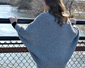 Crochet Pattern: Celesse Cabled Cocoon Sweater | **Permission to sell finished items