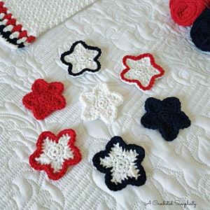 Crochet Star Pattern, Simple Crochet Star, Crochet Pattern, Crochet Star, Star Applique Pattern, Crochet Applique, INSTANT DOWNLOAD PDF