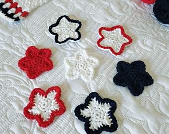 Crochet Star Pattern, Simple Crochet Star, Crochet Pattern, Crochet Star, Star Applique Pattern, Crochet Applique, INSTANT DOWNLOAD PDF
