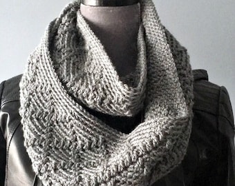 Crochet Pattern: Diamonds Crochet Cowl & Infinity Scarf, Permission sell finished items, Instant Download