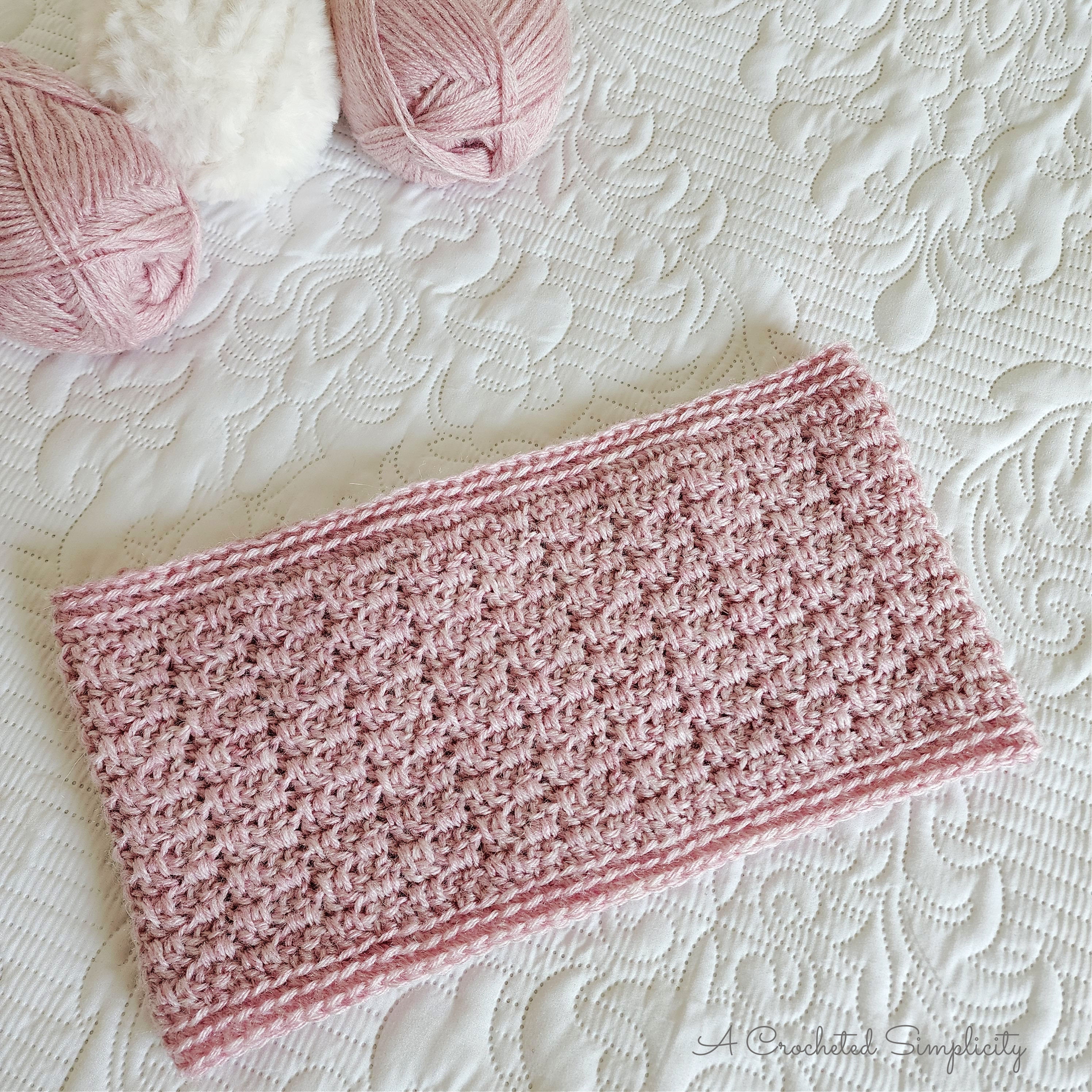 Crochet Cowl Pattern Winter's Blush Cowl Crochet