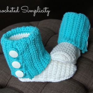 Crochet Pattern: Kid's Slouchy Slipper Boots, Permission to Sell Finished Items image 3