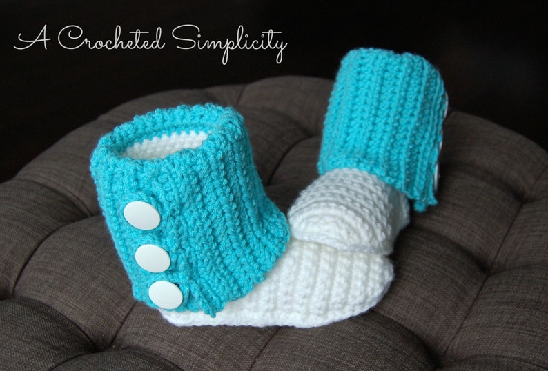 Crochet Pattern: Kid's Slouchy Slipper Boots, Permission to Sell Finished Items image 3