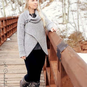 Crochet Pattern: Urban Crossover Pullover Permission to sell finished items image 3