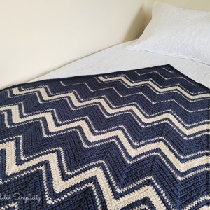 PDF Crochet Pattern: Diagonal Chevron Blanket, crochet C2C blanket pattern, crochet corner to corner blanket pattern, INSTANT DOWNLOAD image 4