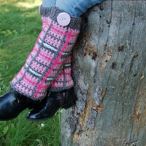 Crochet Pattern: perfectly Plaid Leg Warmers - Etsy