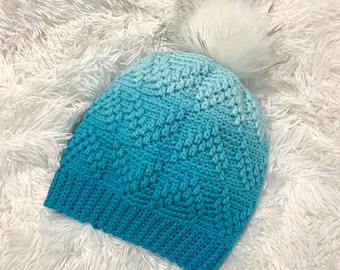Crochet Pattern: Arrows Beanie & Slouch, Sizes Toddler - Adult Lg, Permission sell finished items, Instant Download