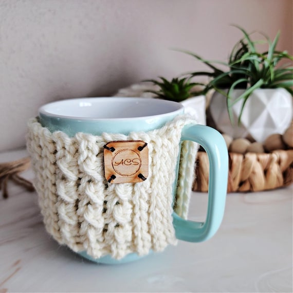 CROCHET Mug Cozy PATTERN, Abrielle Crochet Mug Cozy Pattern, Quick Crochet Projects, Coffee Mug Cozy, Beginner-Friendly Instant Download PDF