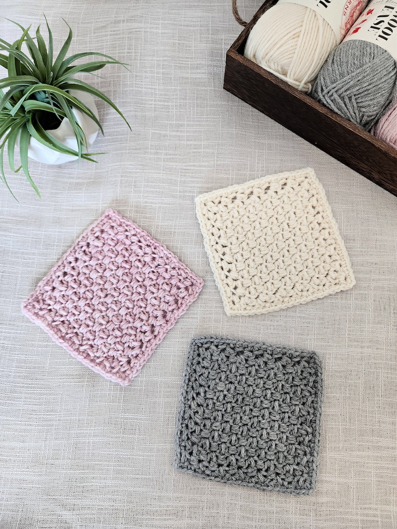 Crochet C2C Blanket Pattern, C2C Crochet Mini Bean Stitch 6 Square, C2C Square, Corner to Corner Rectangle Pattern INSTANT DOWNLOAD PDF image 6