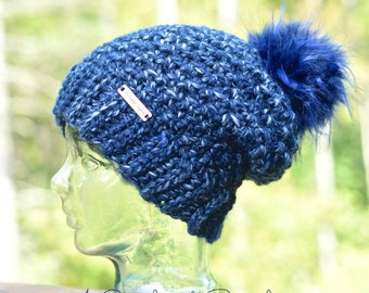 CROCHET HAT PATTERN: River Run Crochet Slouch | Super Bulky Crochet Beanie | Winter Beanie | Instant Download Pdf