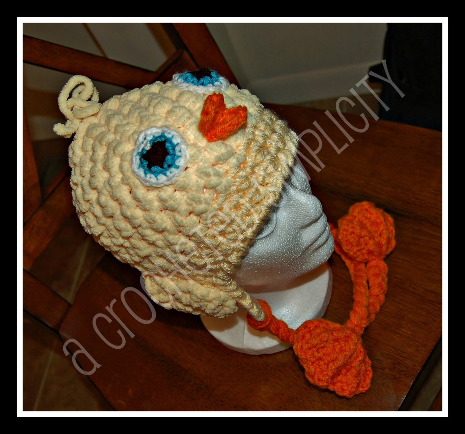 Crochet Pattern Little Baby Chick Earflap Hat Permission to Etsy