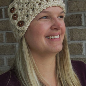 Crochet Pattern: "Knotted Threads" Head Wrap, Permission to Sell Finished Items