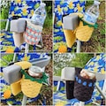 Crochet Chair Caddy for lounge chairs, beach chairs, camping chairs, walkers, Adjustable to Fit Most Chairs, PDF Crochet Pattern product logo