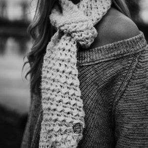 Crochet Pattern: Winter's Edge Scarf, One Size, Easily Adjustable, Permission to sell finished items image 4