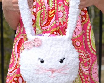 Crochet Pattern: Pipsqueak Bunny Bag **Permission to Sell Finished Items INSTANT DOWNLOAD