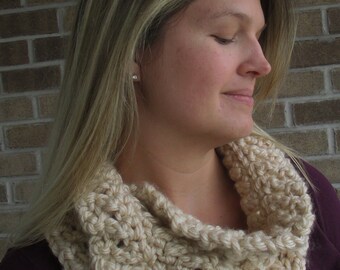 Crochet Pattern: "Knotted Threads" Cowl, Permission to Sell Finished Items