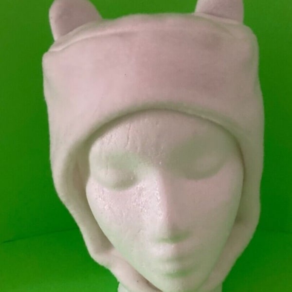 Adventure Time Finn hat 5 SIZES:  X-Small, Small, Medium & Large, X-Lge